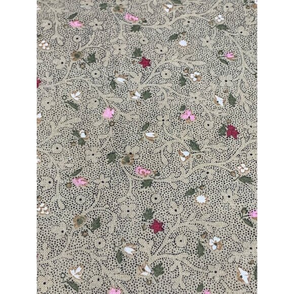 Vintage Floral Cotton Fabric 1/2 Yard 44" Wide Material Quilting Sewing & Crafts - Picture 2 of 6
